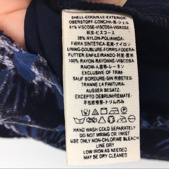 Free People Ellie Burnout Velvet Swing Dress XS studded neck - Picture 6 of 6